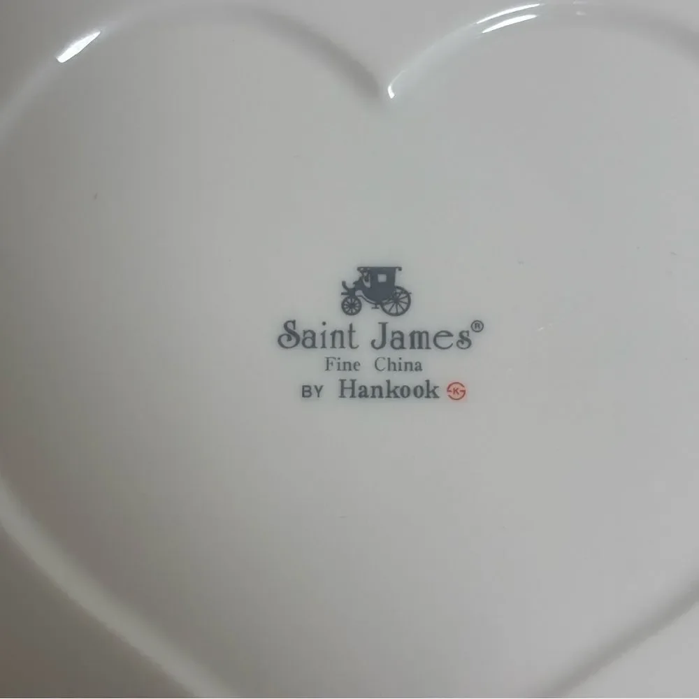 Saint James Fine China by Hankook Floral and Fruit Decorative Tile Trivet